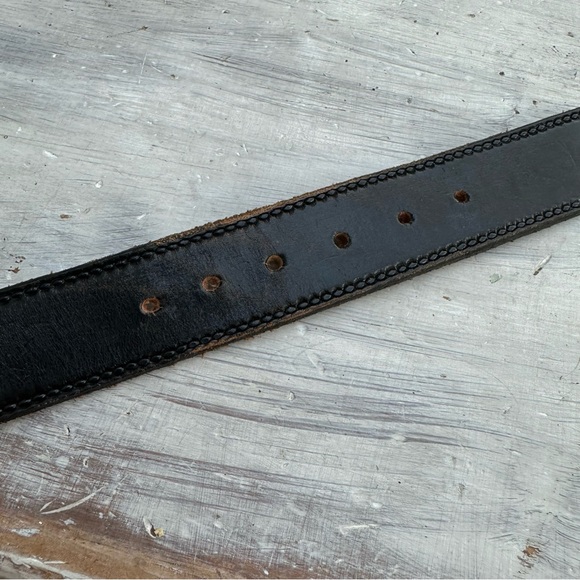 Vintage Star Sheriff Belt & 1970’s Buckle - Picture 5 of 6
